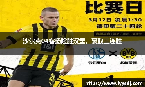 沙尔克04客场险胜汉堡，豪取三连胜